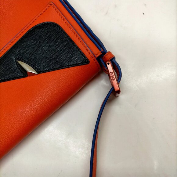 Fendi Orange Leather Crossbody Bag mon892-101625 - Picture 7 of 16